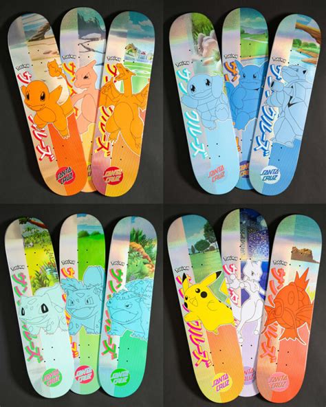 santa cruz skateboards pokemon blind bag|mystery pokemon skateboard deck.